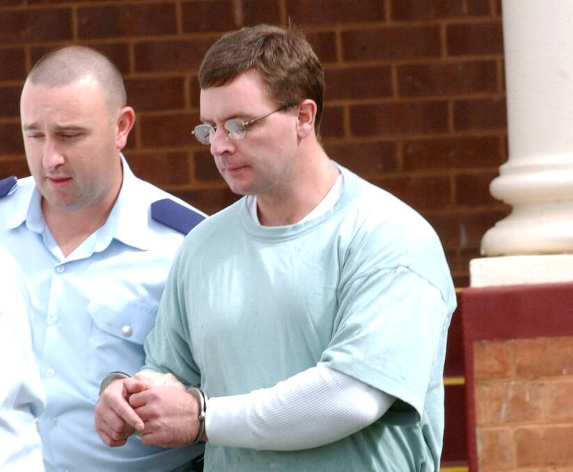 Forbes while standing trial for murder over Mr Hullick's death. File photo