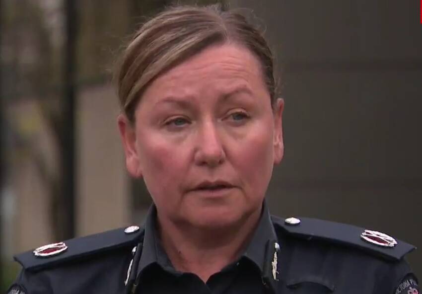 Acting Assistant Commissioner Karen Nyholm said police were forced to take action. Picture by 9 News