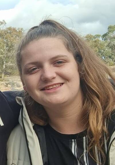 ATTACK: Jayden May is wanted over the alleged serious assault of on the 14-year-old boy and Chloe Kungl, pictured, is in custody. 