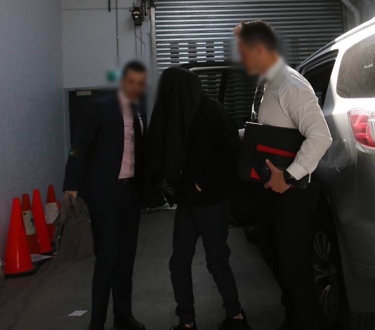 IN CUSTODY: Jakovac at the Albury Police Station after his arrest. 