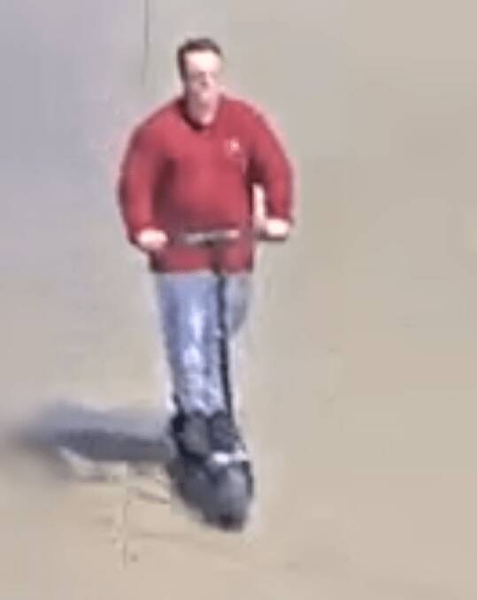 An image of the scooter rider. Picture supplied