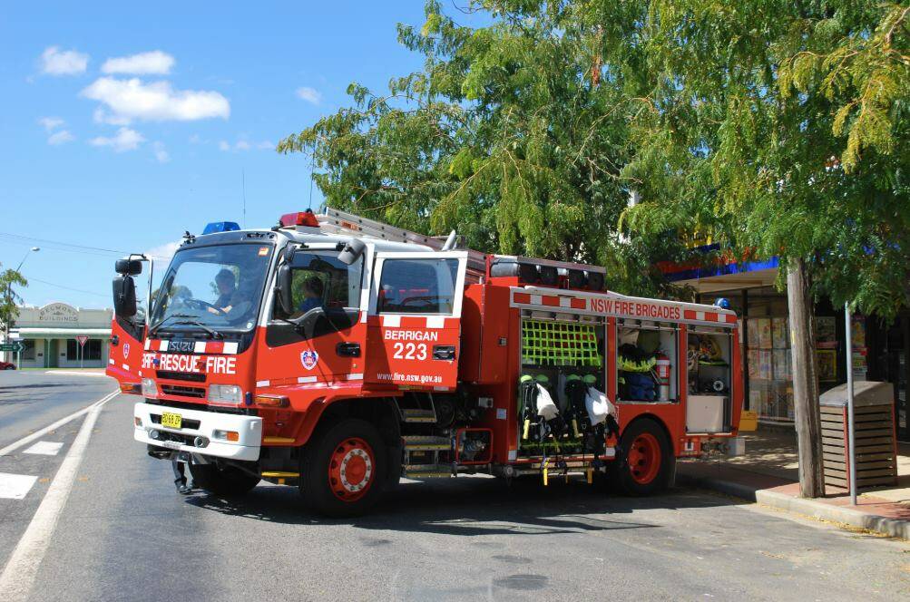 ON THE JOB: There are concerns the Berrigan Fire and Rescue NSW crew could be taken offline when there are a lack of firefighters available to staff the site. 