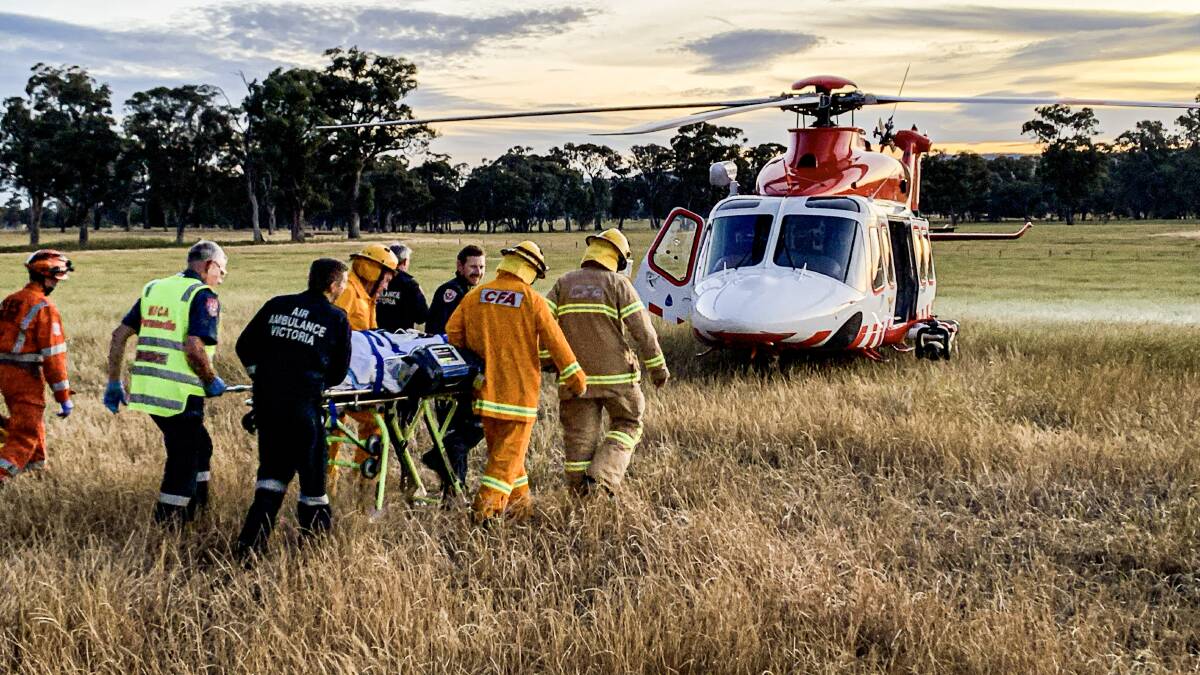 CRASH: Police attended a rollover near Wangaratta on Tuesday afternoon.
