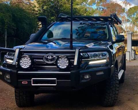 STOLEN: The Toyota LandCruiser that was stripped in Wodonga before being dumped. 