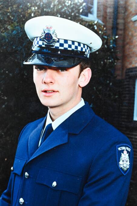Sergeant Roberts joined the force as a cadet in 1980. File photo