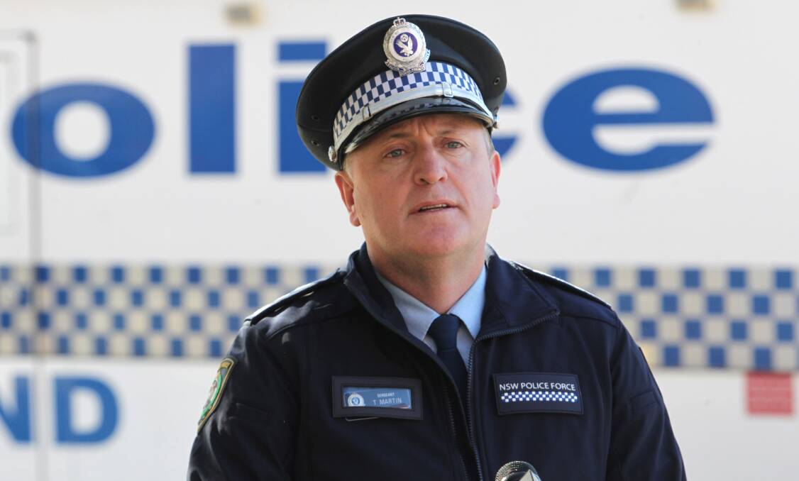 LOCK UP: Albury Acting Inspector Troy Martin recently said homes and vehicles were being targeted in the region, including while occupants were asleep inside. Police have made arrests but the offending has continued. 
