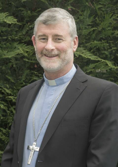 SUPPORT: Bishop Shane Mackinlay said Catholic schools will help families. 