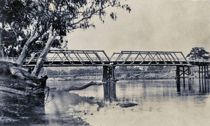 READY TO CROSS: The Hawksview Bridge was opened on April 26, 1895, after much debate.