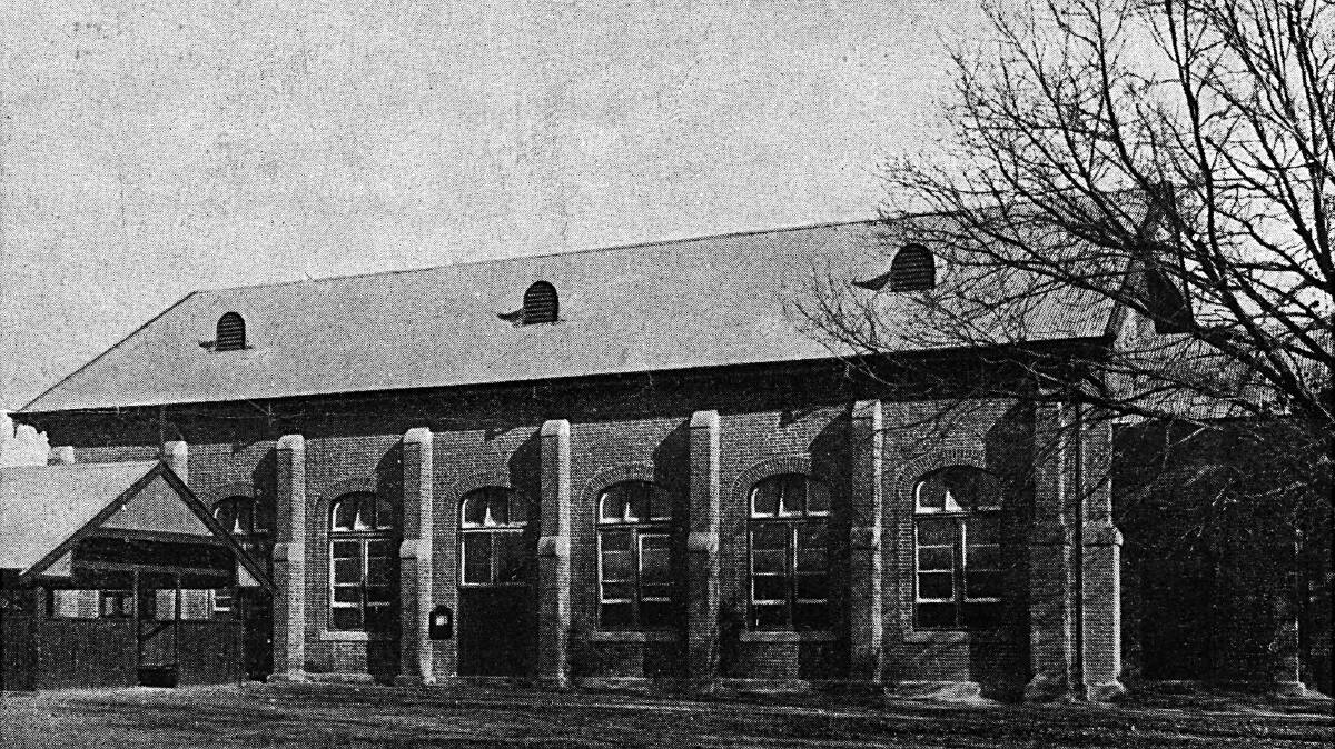 EDUCATION: St Patrick’s school building as it appeared in the school’s 1918 Annual Report. A 1931 extension completed the building.