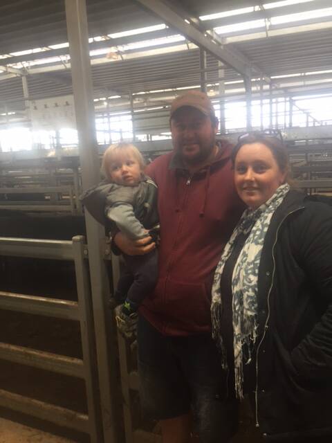 FAMILY: Peter and Christine Gardiner with their son Lockie at the NVLX Wodonga.
