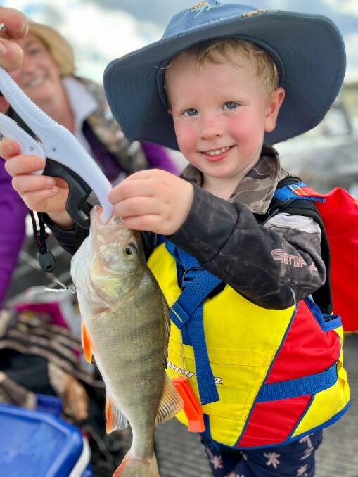 WHAT A CATCH: Wesley Mason caught a few reddies in the Hume last Saturday. Send your fishing photos to 0475 953 605.