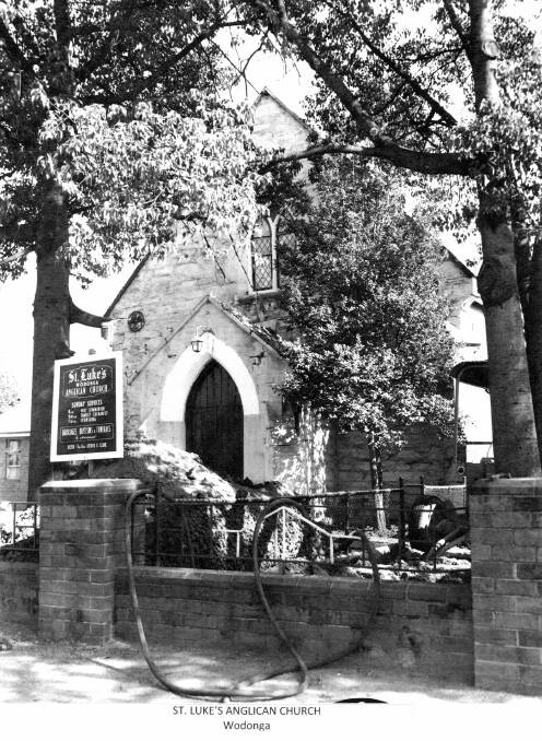 WORSHIP: Pictured is St Luke’s Anglican Church, Wodonga. Visit the Wodonga Historical Society's Facebook page.