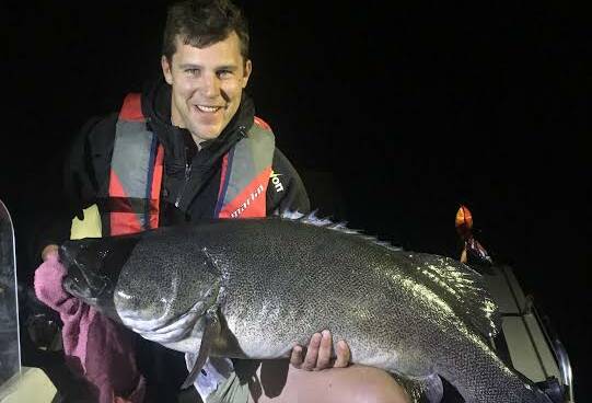 WHOPPER: Jacob Miller with a 1150mm, 25kg, Murray cod. Cod season got off to a flying start around the region, with reports of some monster catches.