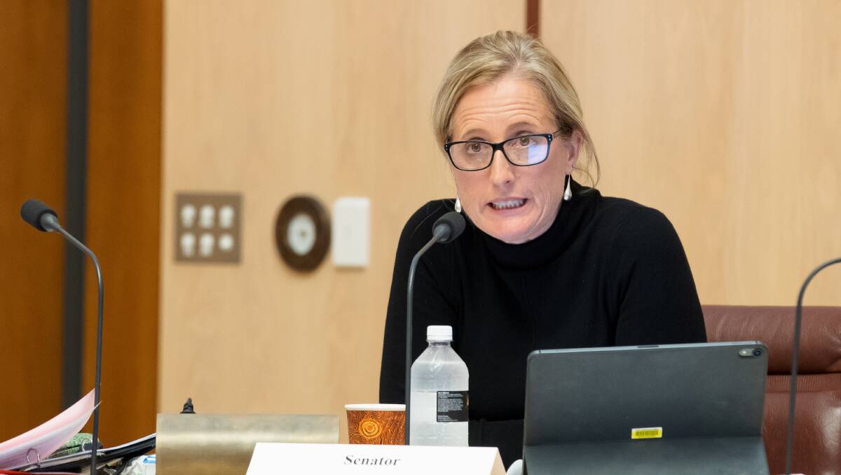 Senator Katy Gallagher says outsourcing of basic reviews is evidence of the public sector's capability being eroded. Picture: Sitthixay Ditthavong