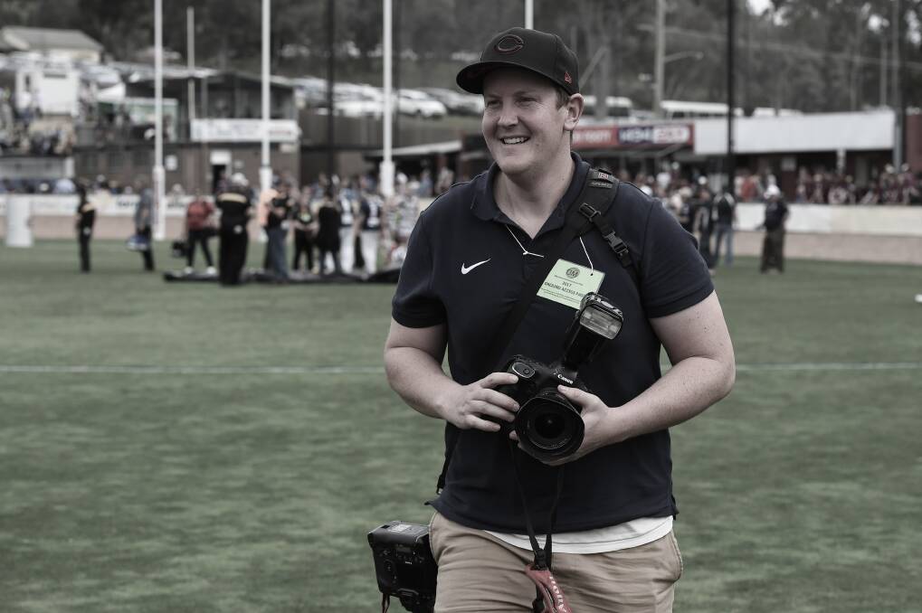 MAKE IT SNAPPY: Border Mail photographer James Wiltshire will take part in the Stars of the Border Dance For Cancer event at the Albury Entertainment Centre on May 4.