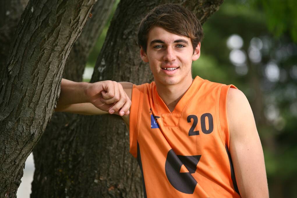 Jeremy Finlayson as a Culcairn junior when he had just been selected by GWS.