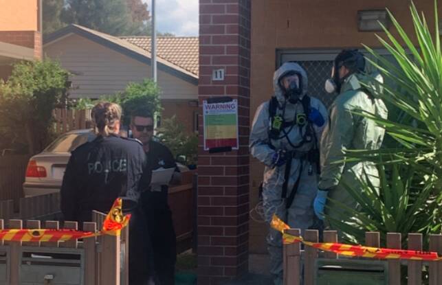 PHOTOS: Police swoop on clandestine laboratory and seize chemicals in North Albury. Pictures by NSW Police