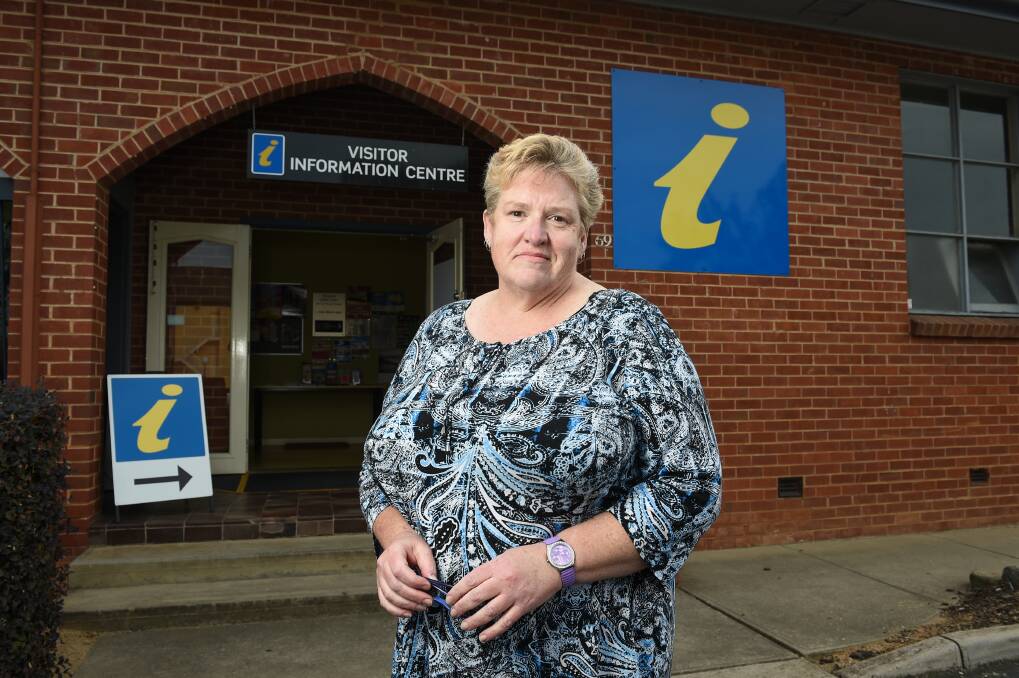 Maggie Reid, who has been an unpaid visitor centre helper since 1998, quit in disgust this week following the council deciding to close the Hovell Street site. Picture: MARK JESSER