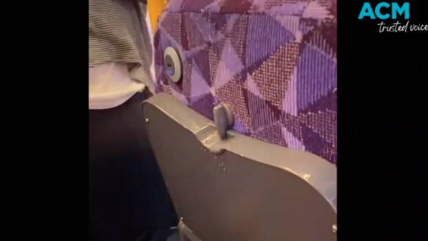 A V/Line spokesman said passengers who experienced problems onboard V/Line trains were encouraged to raise the matter with staff.