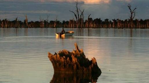 Lake Mulwala could play host to sailing events if the bid is successful. Photo: Ben Rushton