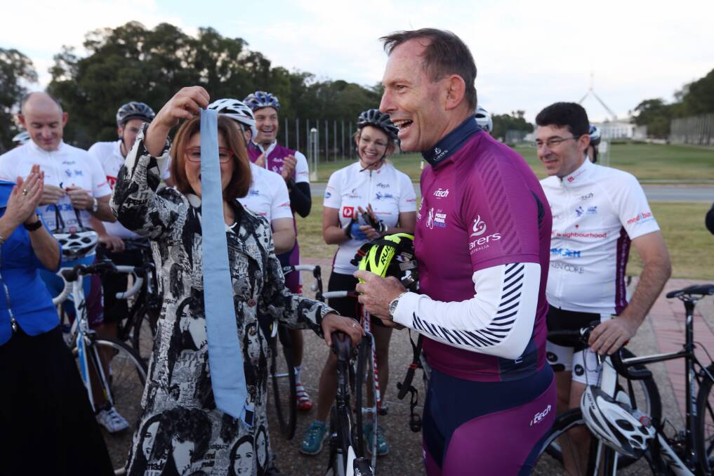 Pollies ride to benefit soldiers