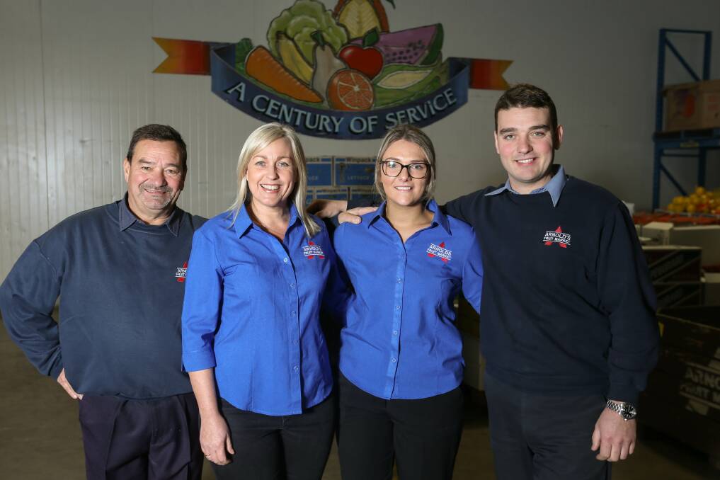 FAMILY MATTERS: Roger (managing director), Louise (promotions and marketing manager), Maddy (administration manager) and Ben Arnold (general manager). Picture: TARA TREWHELLA
