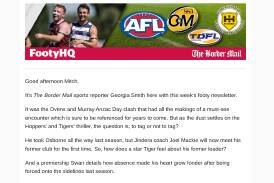 FootyHQ is a new newsletter help you get ahead of the big weekend of footy.