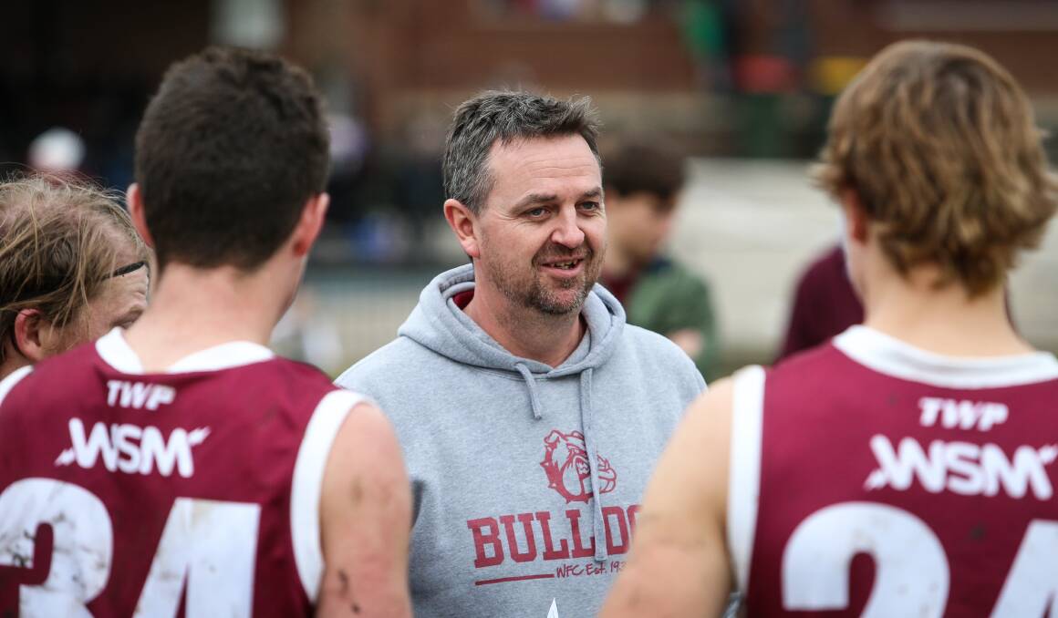 LEADER OF THE PACK: Dean Harding will take charge of Wodonga again in 2017. Picture: JAMES WILTSHIRE