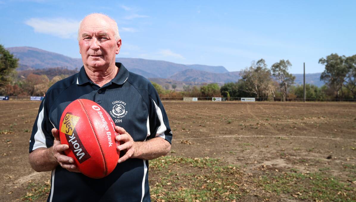RESILIENT: Cudgewa president Greg Hillier was front and centre at the football ground when fire swept through the region on New Year's Eve. Picture: JAMES WILTSHIRE