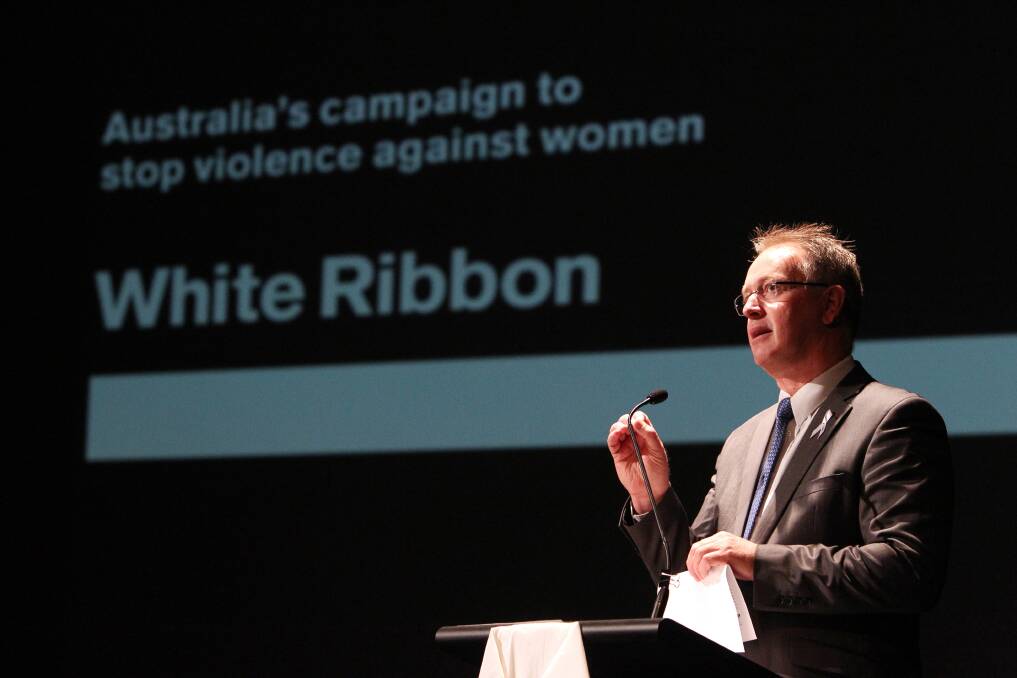 DISAPPOINTED: Former Wodonga mayor Mark Byatt has been a White Ribbon ambassador since 2013 and was left disappointed by news of the charity's liquidation.