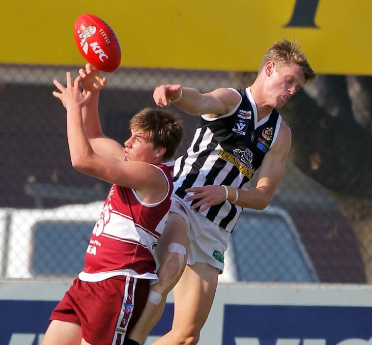 Will Stefani in action for Wodonga's thirds in 2013.