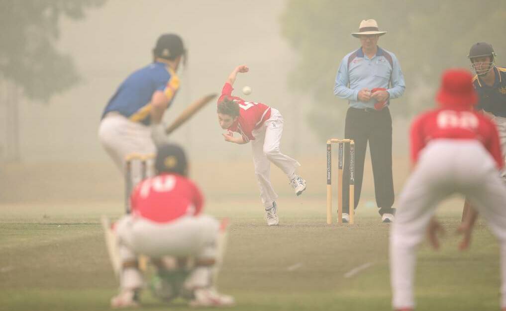 HARD WORK: It was a tough day with the ball for CAW Country in its clash against Wangaratta Gold. CAW's Alex Roach bowled three overs for 14 runs.
