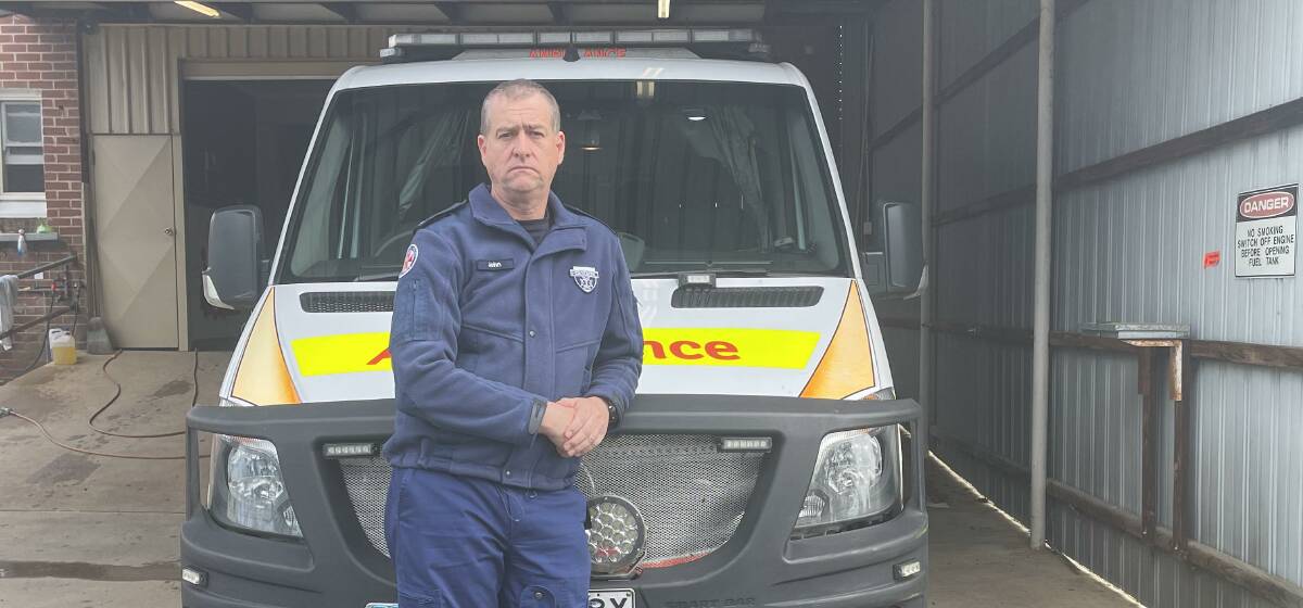 COURT FIGHT: Tumut paramedic John Larter is seeking declaratory relief to continue working unvaccinated after September 30 as long as he wears appropriate personal protective equipment. Mr Larter's case was before the NSW Supreme Court yesterday.