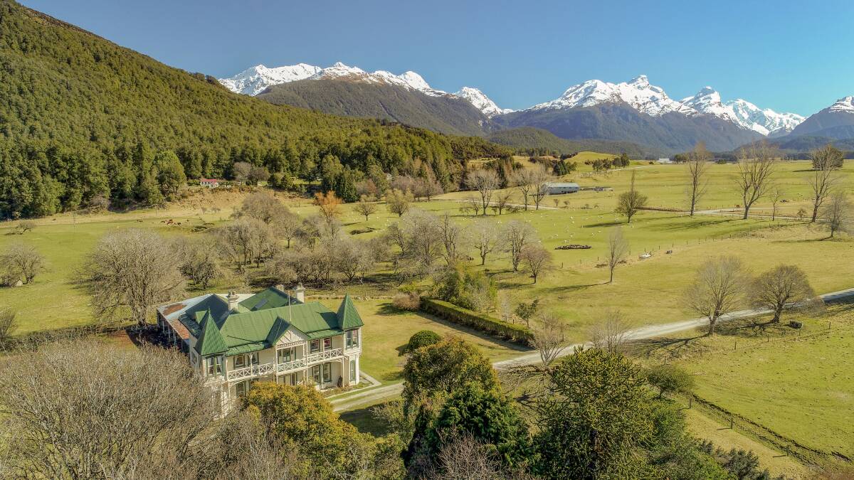 The New Zealand South Island property Arcadia covers 257 hectares. 