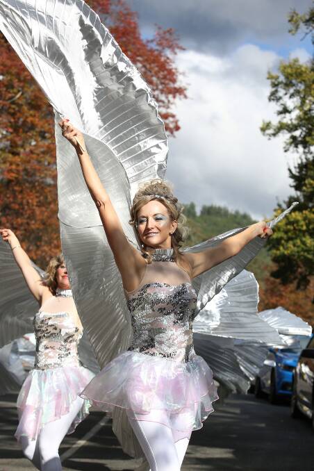 SNOW THEME: Shannon Crawley is one of about 40 Freestyle Alpine Dance Academy performers in Saturday's Bright Autumn Festival grand parade. Picture: KYLIE ESLER
