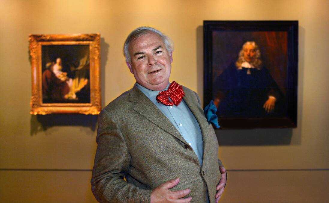 BACKING: High-profile arts administrator Patrick McCaughey was a significant supporter.