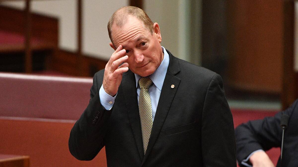 Listen in: Many might abhor Fraser Anning's speech to Parliament, but it's all part of living in a democratic society, a reader says.