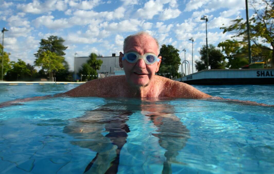 Former times: Keith Marshall still wishes the old Stanley Street pool was never closed. Picture: MATTHEW SMITHWICK