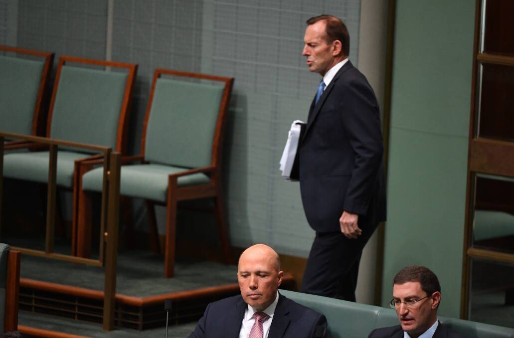 Tony Abbott's crusade against efforts to cut carbon emissions over the past decade has hurt the nation, so it's time for him to leave Parliament, a reader says.