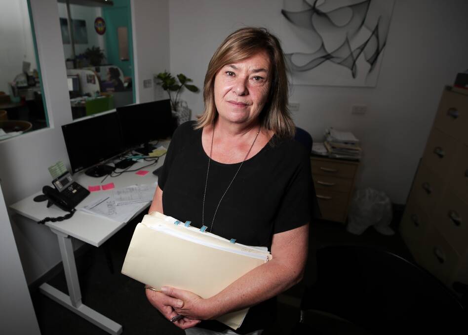 MIND THE GAP: A newly funded program, yes unlimited's Di Glover says, will help Albury domestic violence victims stay in their home with their kids. Their partners will be ordered to move out. Picture: JAMES WILTSHIRE