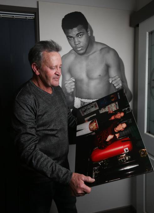 Boxing has been a way-of-life for Graeme Middleton since he was a teenager, but mainly since his sons took up the sport when they were even younger. Picture: KYLIE ESLER
