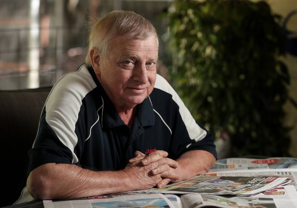 Contented: Helping family and the wider Tallangatta community is what matters most to Norm Crisp. Pictures: JAMES WILTSHIRE