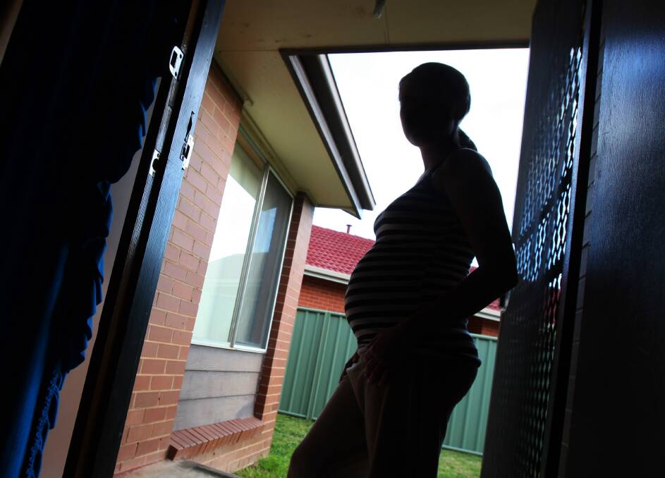No support: Pregnant teens are often finding themselves homeless because they're not in a stable relationship, or have anxiety caused by family violence.