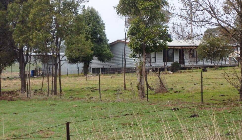 The property just outside Holbrook where the RSPCA has alleged Alex James Smith's neglect resulted in the deaths of five dogs.