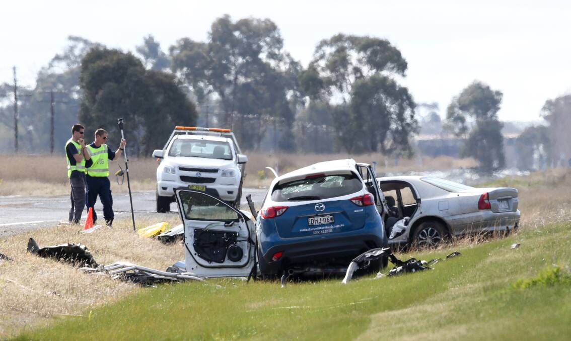Bill Hardman died at the scene of this crash on the Olympic Highway.
