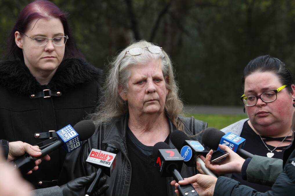 Nathan Day's sister Cherrona Chambers, mother Marilyn Chambers and ex-partner Jade Griffiths pleading for information when he went missing. Two men accused of his murder will face court again in February.