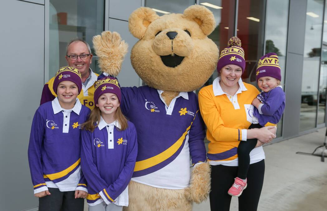 GET INVOLVED: Preparing for the 2019 Border Relay For Life are Peter Whitmarsh, Jackson Gray, Haylee Gray, Dougal Bear, Rhiannon Grazules and Ellie Grazules. Picture: TARA TREWHELLA