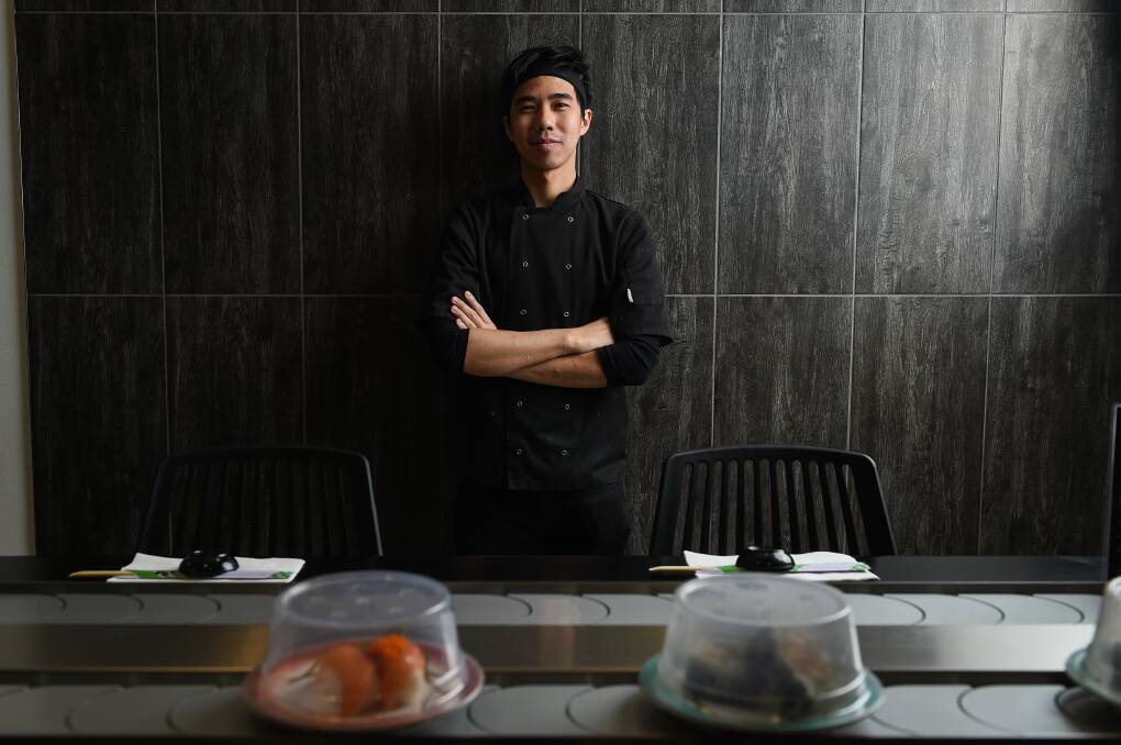  HEAD CHEF: Ando Suryadi leads the kitchen at Albury's Yuu Sushi, which focuses on fresh sushi from locally sourced produce. Picture: MARK JESSER