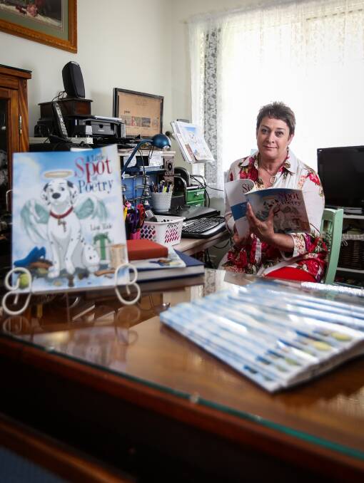 BORDER FLAVOUR: Albury writer Lisa Ride refers to familiar locations in her new book, A Little Spot of Poetry. "I just wanted it to be fun." she says. Picture: JAMES WILTSHIRE