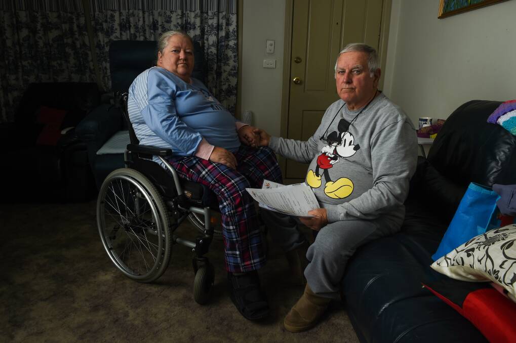 CHANGE OF PLAN: Roxanne and Howard Alcott expect other Border NDIS participants will also be affected when Australian Unity withdraws its services for thousands of people in regional NSW and Victoria. Picture: MARK JESSER